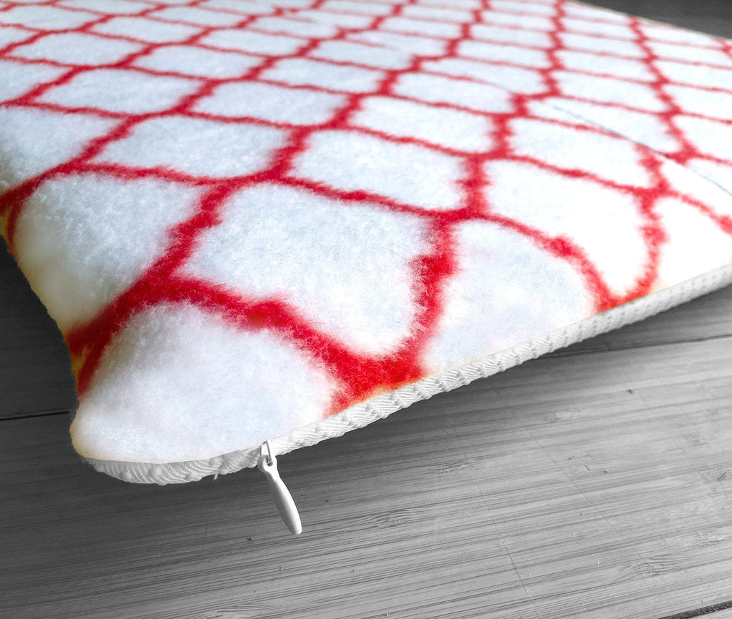SALE IKEA Bankkamrat, Hemmahos, Stuva Bench Pad Cover  Flannel Red and White Trellis Pattern