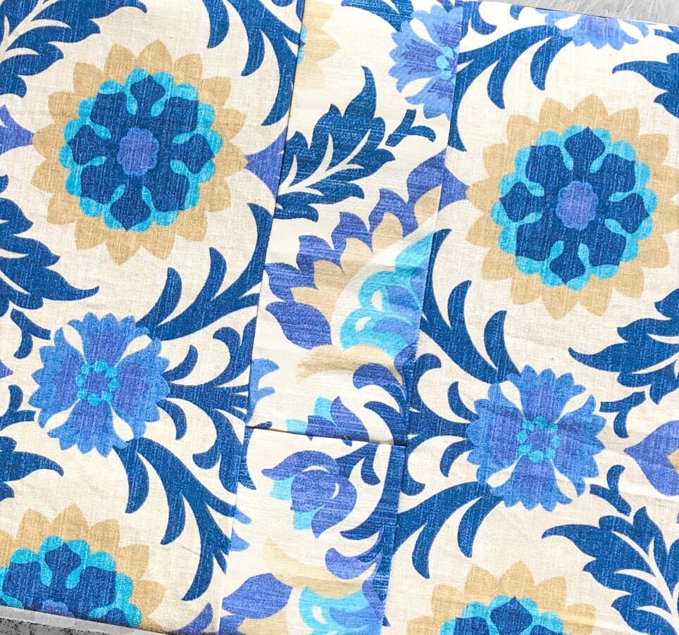 SALE IKEA Bankkamrat, Hemmahos, Stuva Bench Pad Cover  Patchwork Floral Bench Pad Cover