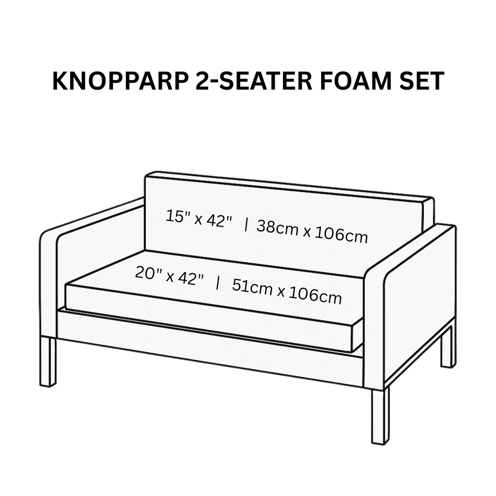 Black Boho Mudcloth Slipcover for IKEA Knopparp Sofa – Global Design Meets Everyday Comfort