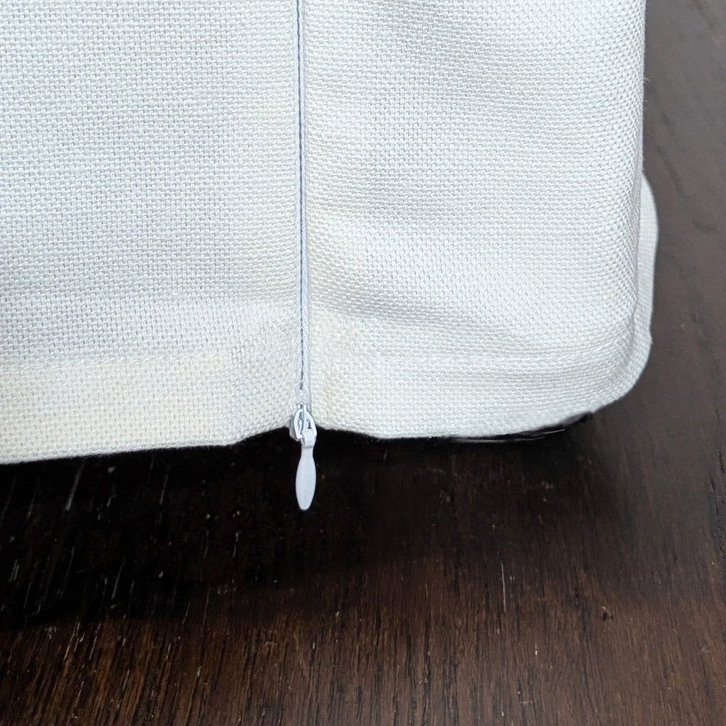 Solid White European Linen Slipcover for IKEA Knopparp Sofa – Simple, Elegant, and Versatile