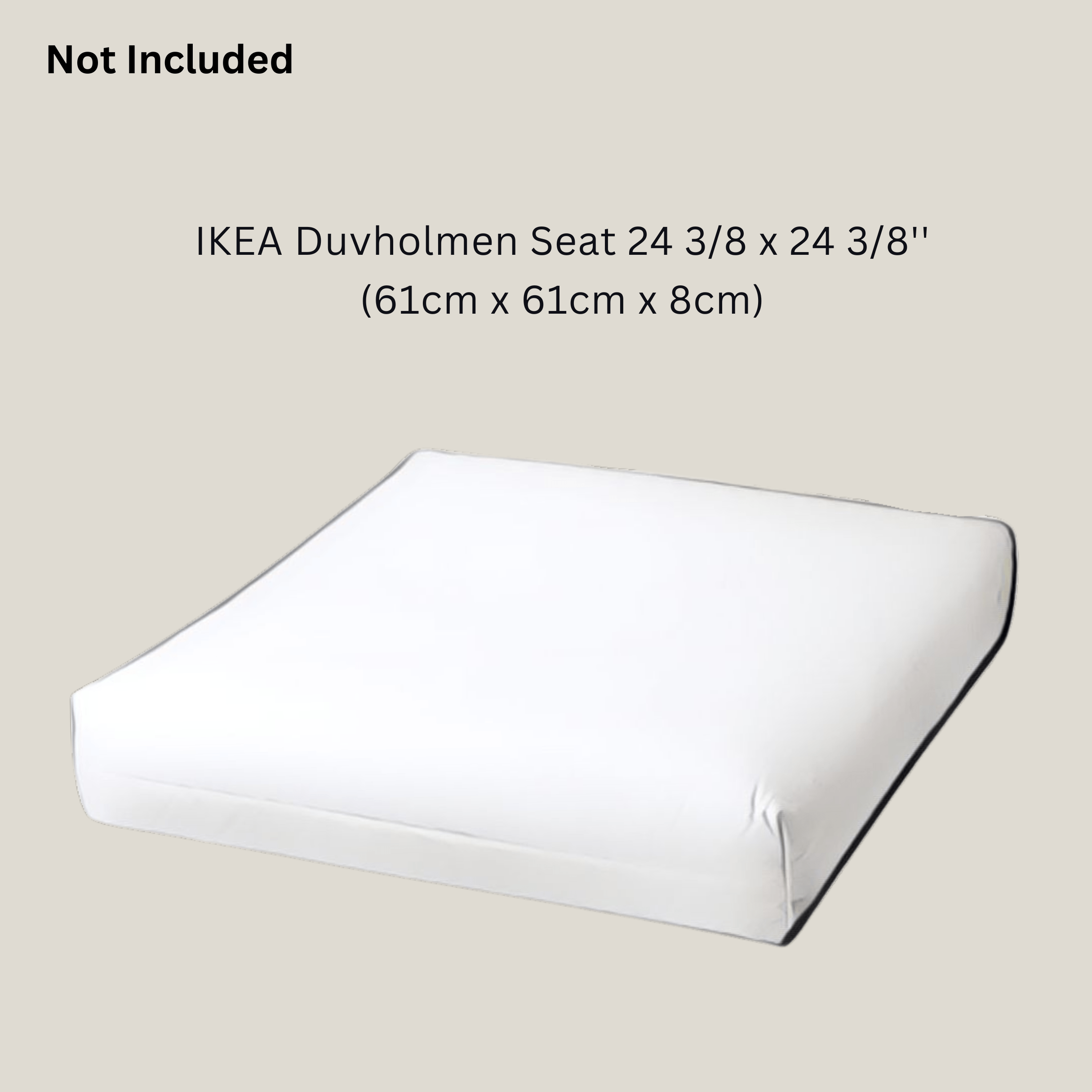 Banana Leaf Blue Rain Outdoor Slip Covers, Compatible with IKEA Duvholmen