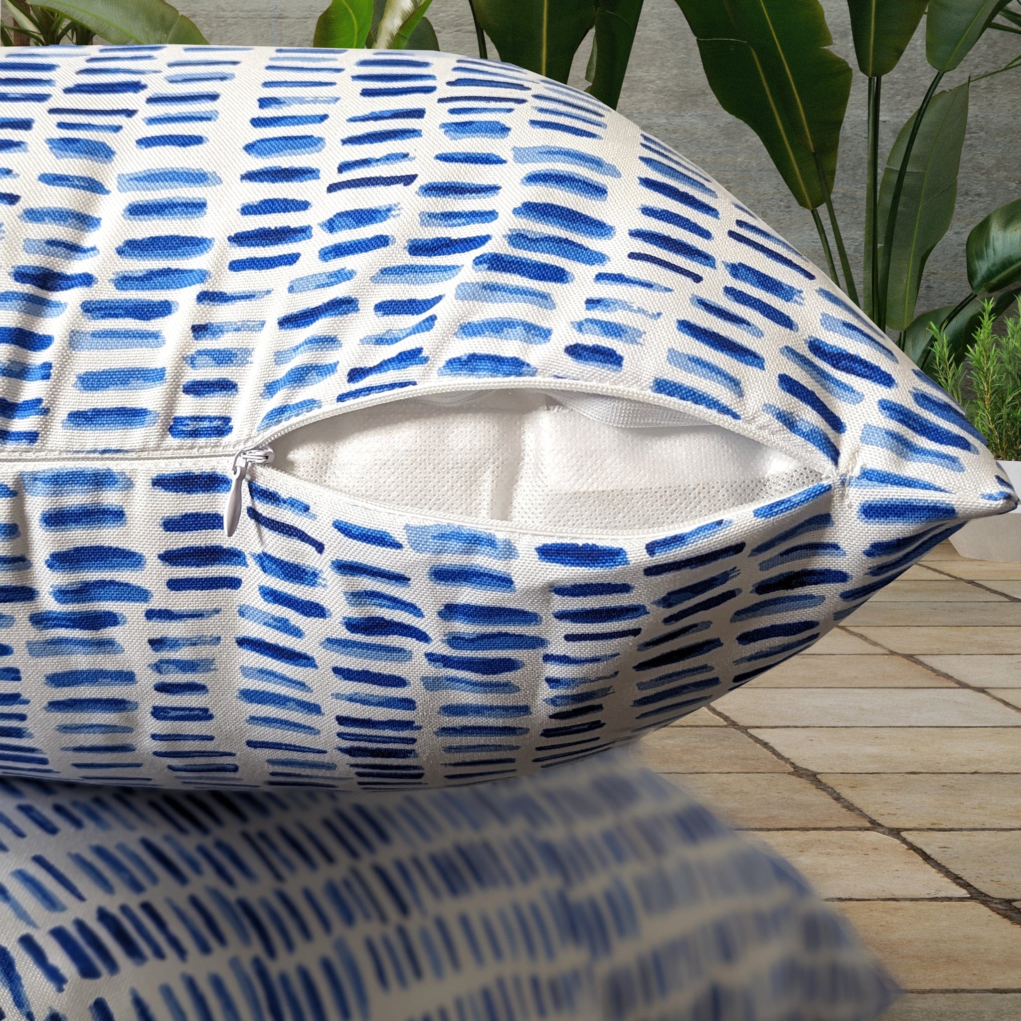 Blue Rain Outdoor Slipcovers, Compatible with IKEA Duvholmen Kuddarna