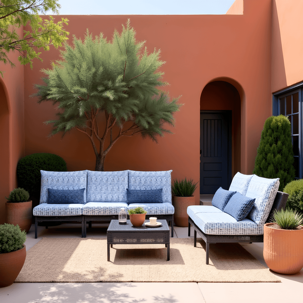 Blue Rain Outdoor Slip Covers, Compatible with IKEA Duvholmen