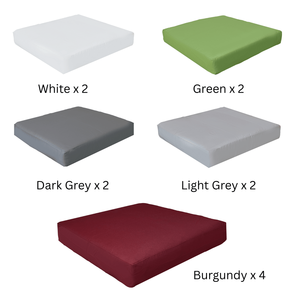 SALE 30-Piece Sunbrella Outdoor Slipcover Set, Compatible with Duvholmen Kuddarna Cushions