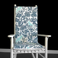Cockatoo Flowers Rocking Chair Cover With Pads