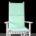 Mint Green Polka Dot Rocking Chair Cushion Cushion