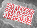 SALE IKEA Bankkamrat, Hemmahos, Stuva Bench Pad Cover  Red and White Trellis Pattern