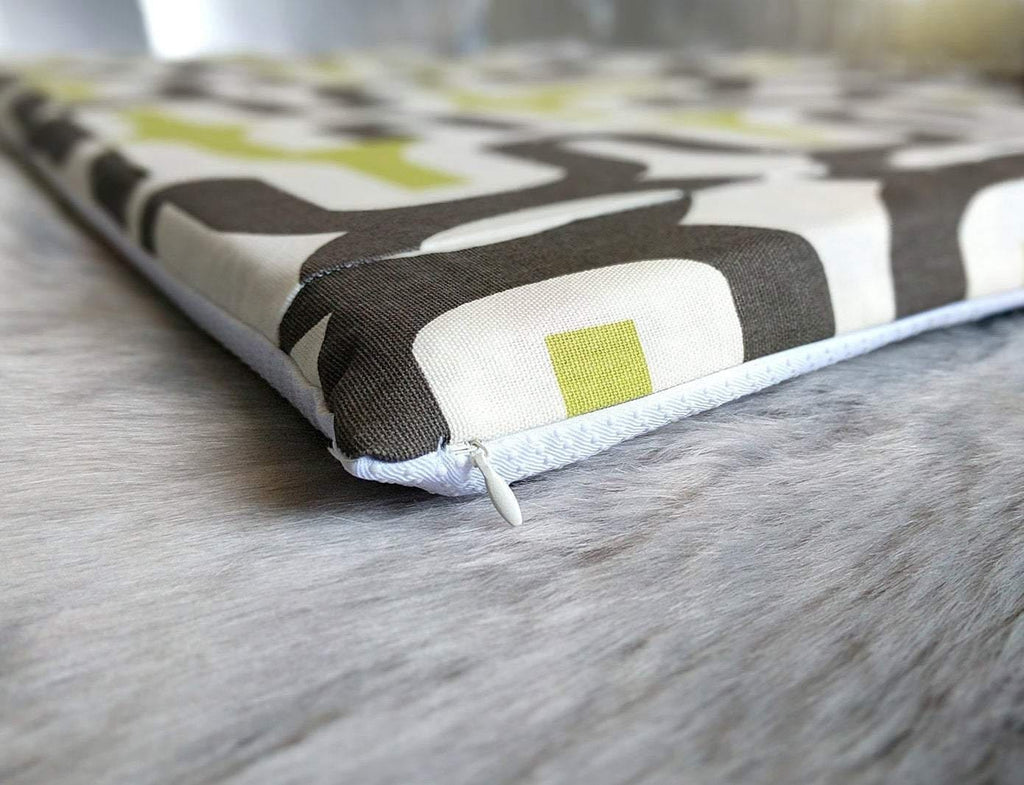 SALE IKEA Bankkamrat, Hemmahos, Stuva Bench Pad Cover  Retro Pattern, Brown Green White