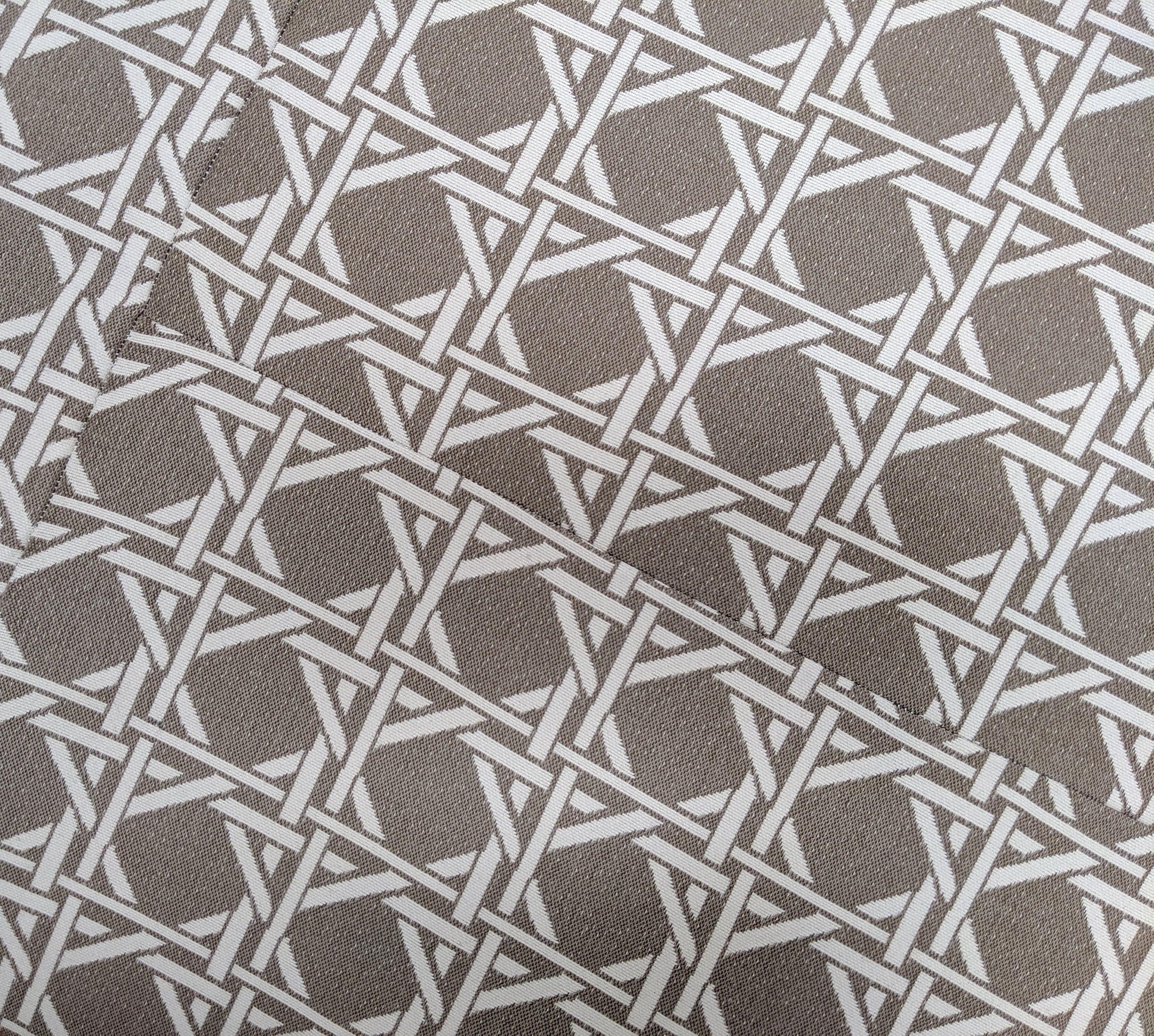 SALE IKEA Bankkamrat, Hemmahos, Stuva Bench Pad Cover  Taupe Brown Hexagon Patchwork