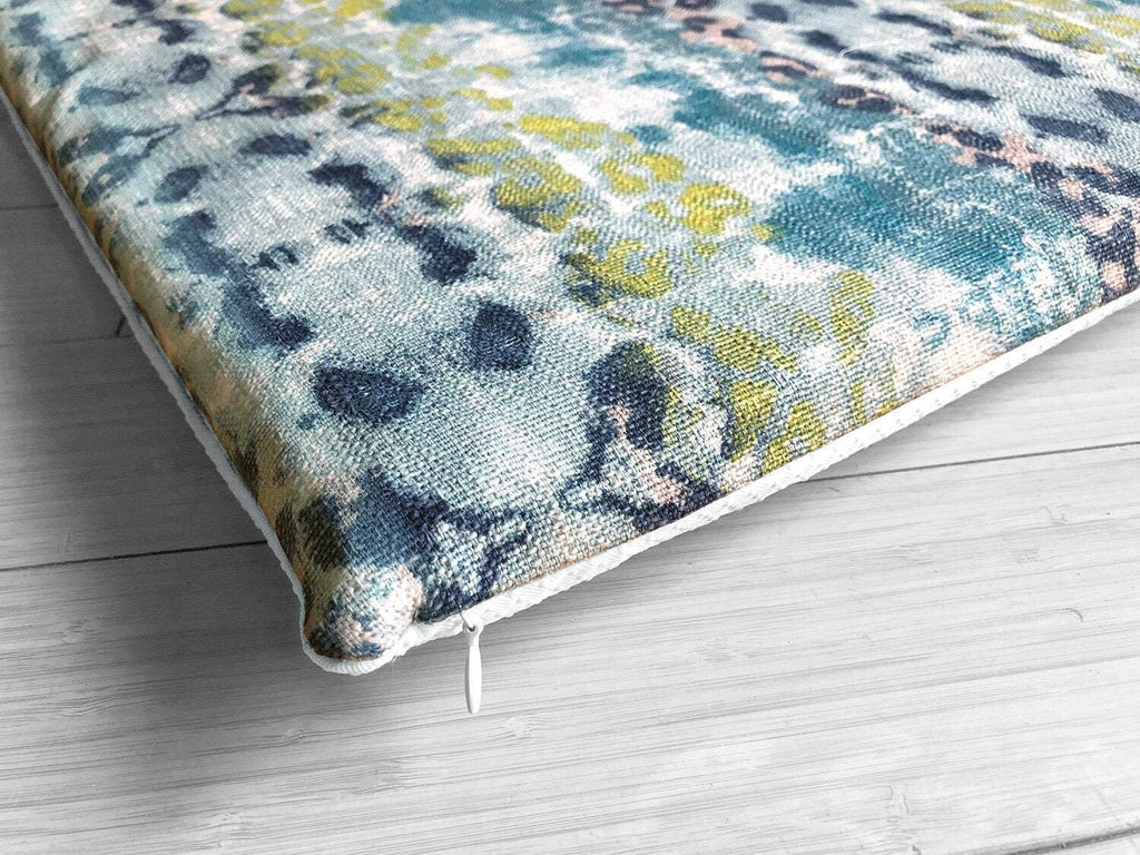 SALE IKEA Bankkamrat, Hemmahos, Stuva Bench Pad Cover Tie-Dye Ocean Blue Green