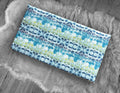 SALE IKEA Bankkamrat, Hemmahos, Stuva Bench Pad Cover Tie-Dye Ocean Blue Green