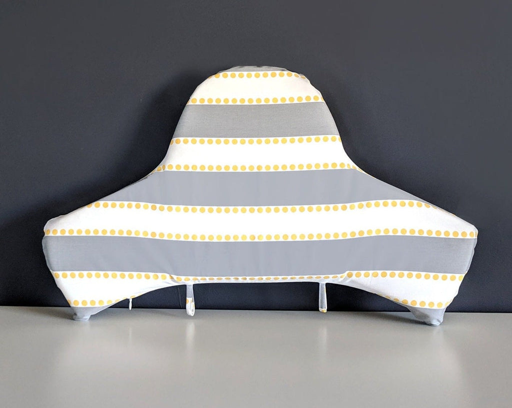SALE Baby Highchair Cushion Cover for IKEA Klammig, Pyttig, Antilop, Gray Stripe
