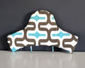 SALE Baby Highchair Cushion Cover for IKEA Klammig, Pyttig, Antilop, Retro Blue