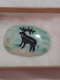 GeoCentral Tribal Elk Rune Stone – Strength, Protection & Grounding Energy Crystal