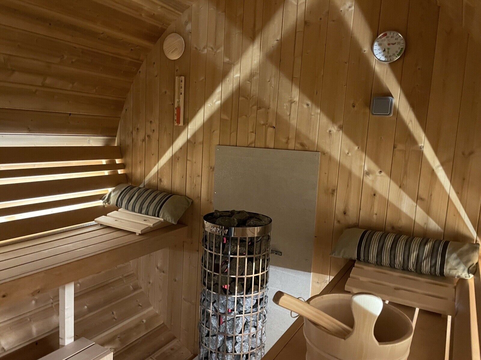 SAUNA EVOLUTION® Barrel Sauna Serenity Nature Air 7