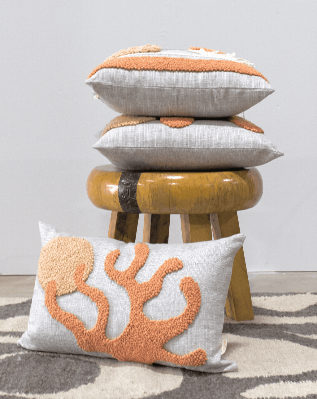 Sea Coral Throw Pillow