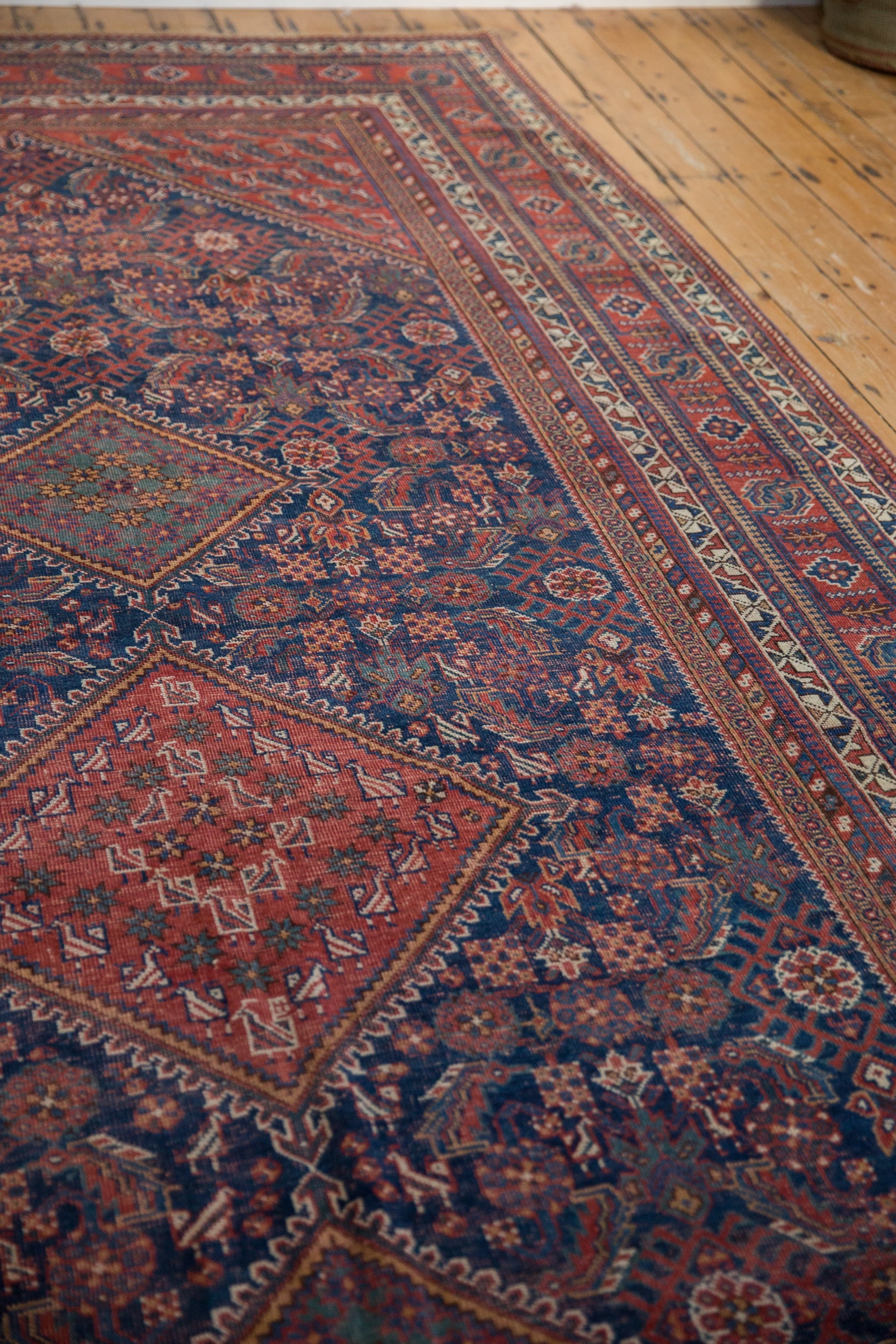 7.5x16 Vintage Afshar Carpet Runner