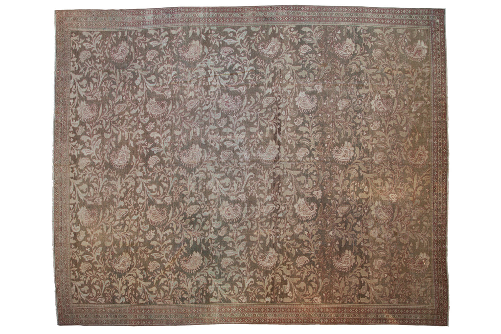 12x15 Vintage Distressed Malayer Carpet