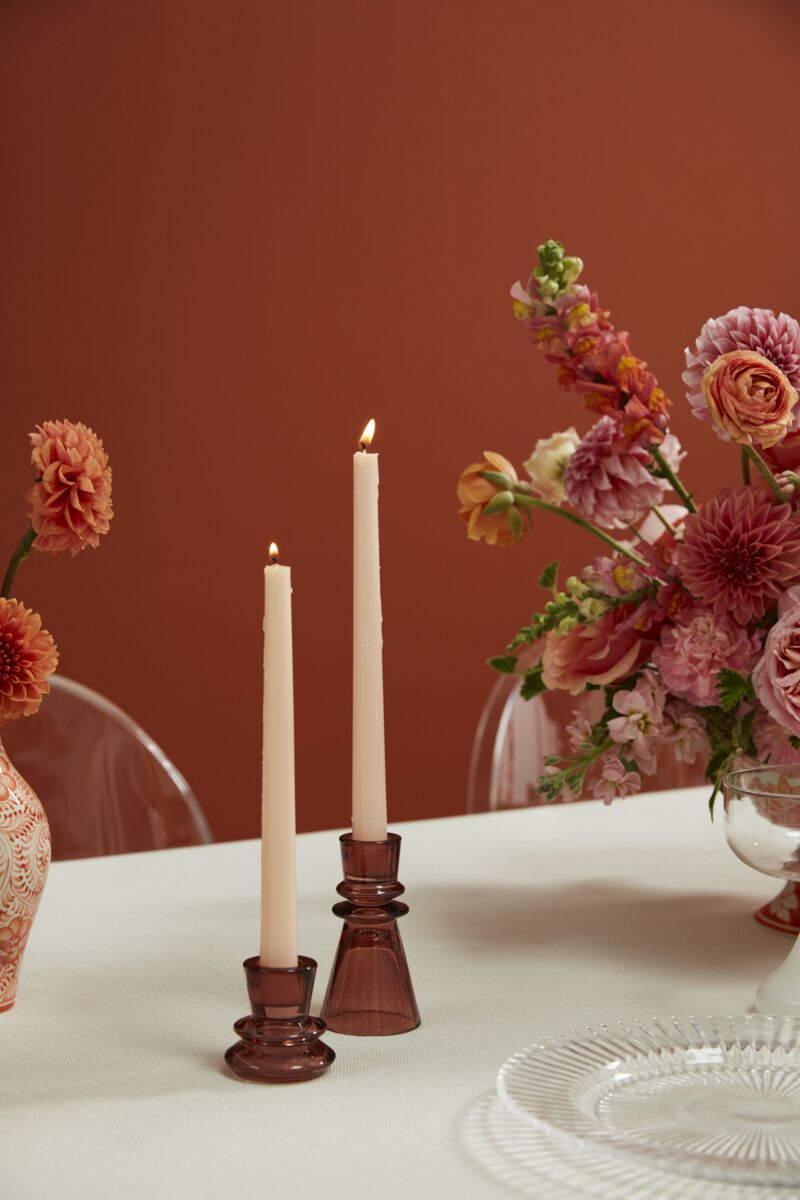 Solis Sculptural Candleholders — Set of 6