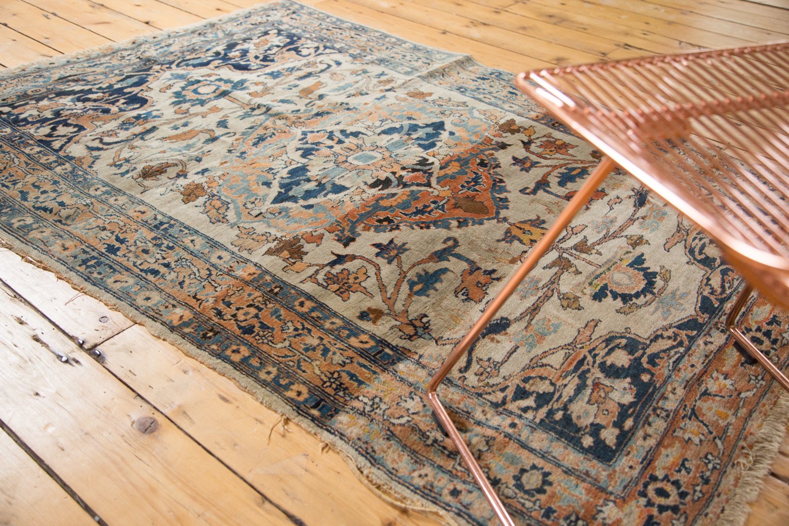 4x5.5 Antique Haji Jalili Tabriz Rug