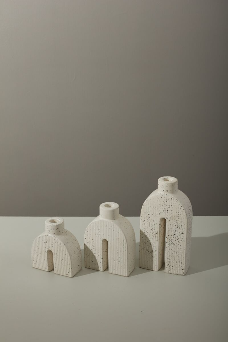 Solenne Arch Candleholder — Set of 2