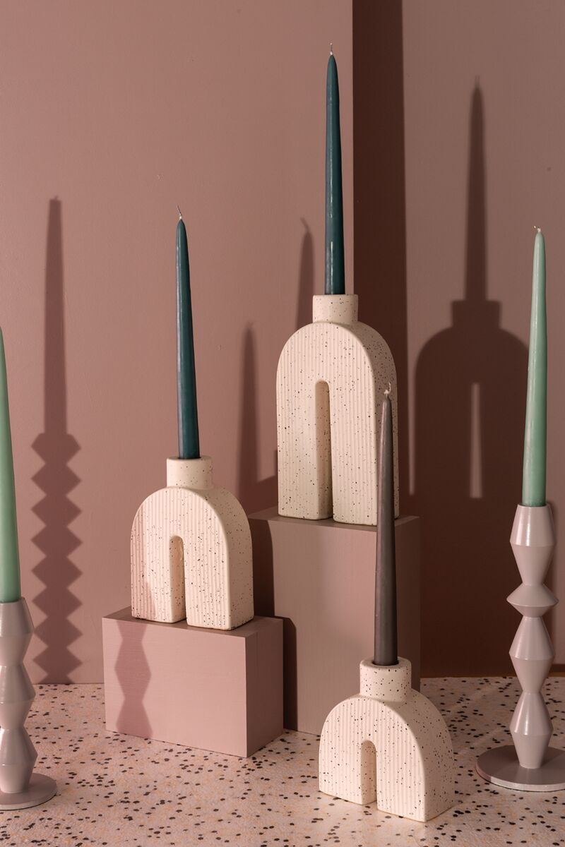 Solenne Arch Candleholder — Set of 2