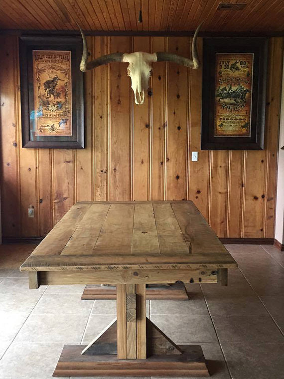 Trestle Farmhouse Dining Table