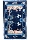 Vintage Pictorial Tibetan Rug 3’ x 5’1”