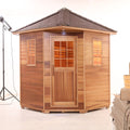 SAUNA EVOLUTION®  Outdoor Wood Steam Sauna（5-6 Person）Cabin 04