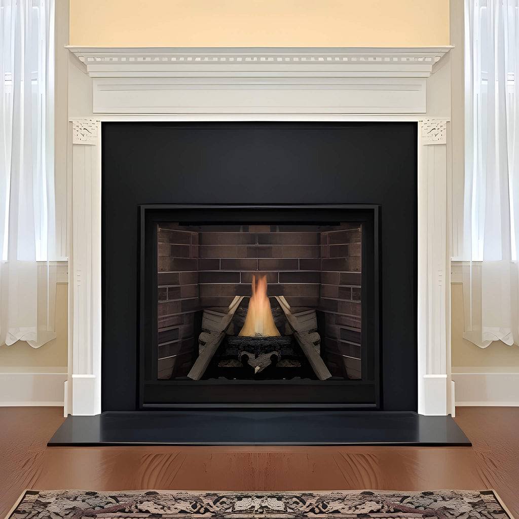 White Mountain Hearth Tahoe 36" Clean Face Direct Vent Natural Gas Traditional Premium Fireplace [DVCP36BP30N/70N] (SAK26519)