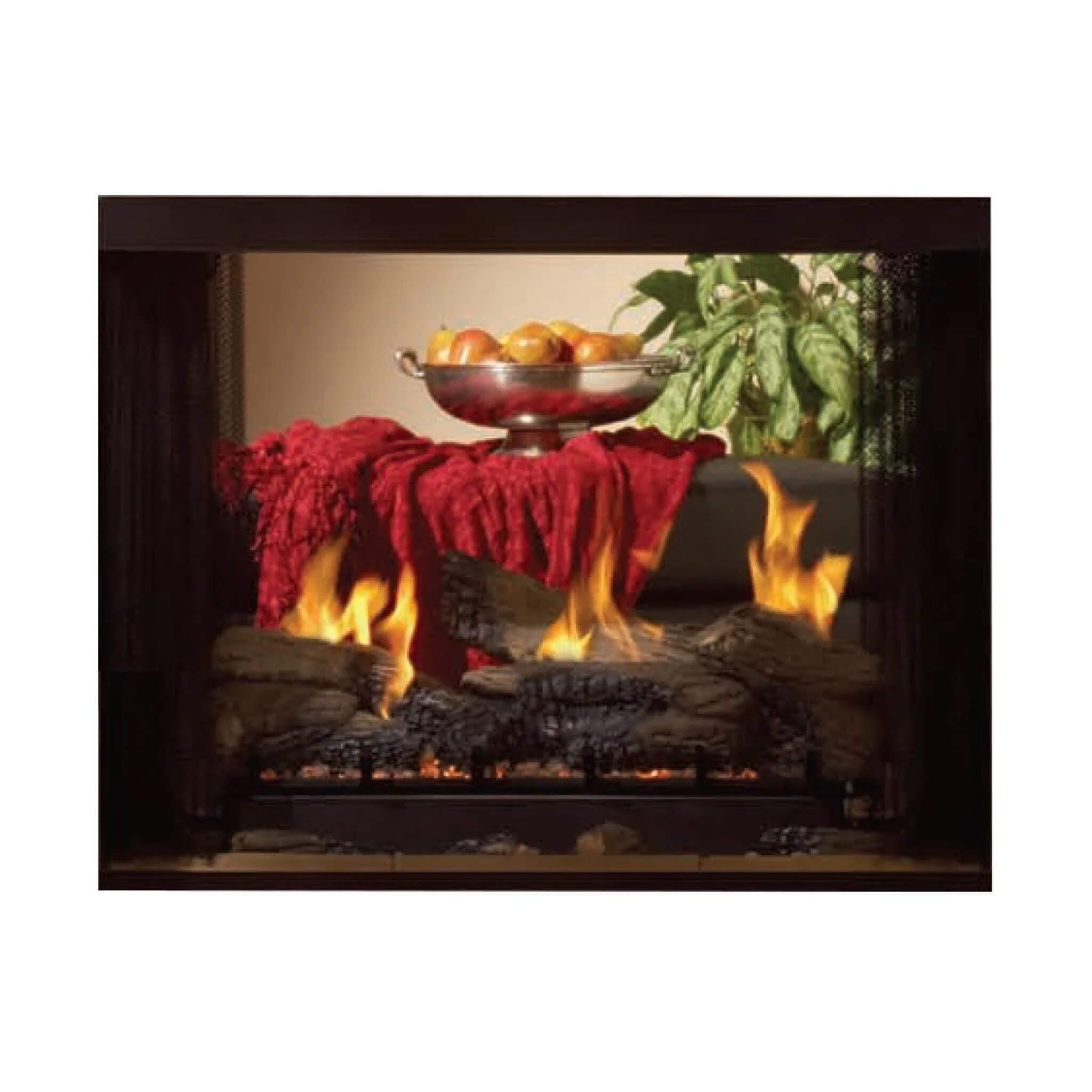 White Mountain Hearth Tahoe Propane Gas Direct Vent Premium See Through Fireplace, 36" [DVP36SP32EP] (SAK86420)
